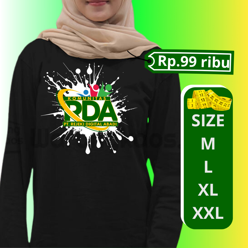 KAOS RDA LENGAN PANJANG