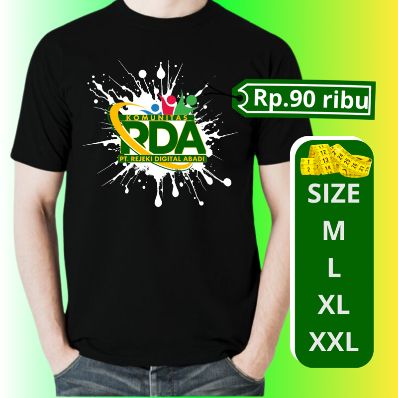 KAOS RDA LENGAN PENDEK